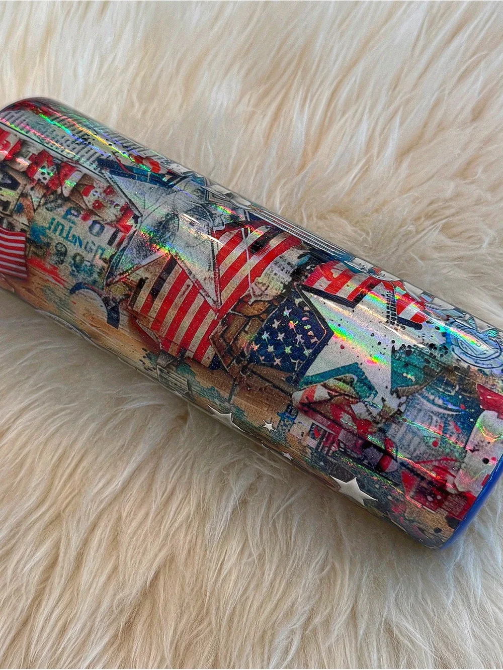 250th Anniversary | 4th of July | Patriotic | Handmade Epoxy Tumbler | 20oz